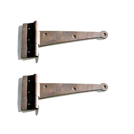 2 Medium Solid Brass Door Hinges 7" Heavy Watson 45B Polished Antique Brass