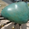 MUD CRAB solid brass green bronze heavy decoration stunning 10" hand made nice
