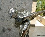 Rolls Royce car statue flying lady cast brass emblem hand made copy 7" silver B