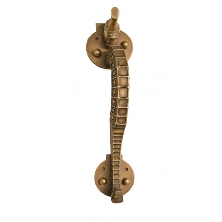 Very Large Heavy Solid Brass Seahorse Door Pull Handle 16.5” (41.5 cm) – Antique Style