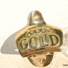 XXXX Gold beer Bottle Opener solid brass works screws heavy polished
