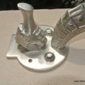 ery large SEAHORSE solid brass SILVER PLATE door old style heavy house PULL handle 16.1/2"