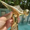 POLISHED BRASS CAR emblem over size MASCOT Replica of ROLLS ROYCE FLYING LADY EMBLEM. Same shape as from the famous car but larger hand made from brass Spirit of Ecstasy Old style. Very nice item. Heavy. Antique looking. 7 inches high Size 190mm high x 175mm x 140mm approx base 75mm across