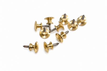10 Tiny Solid Brass Drawer Knobs – 15mm Antique Vintage Style Cabinet Pull Handles Small Brass Knobs 2105