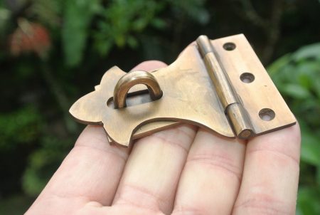 small latch vintage old style house BOX antiques catch hasp chest heavy 8 cm