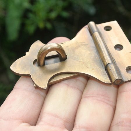 small latch vintage old style house BOX antiques catch hasp chest heavy 8 cm
