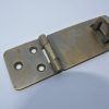 small box catch hasp latch aged real brass old style house DOOR heavy rectangle solid brass Antique Vintage style Lock hand made