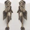 2 stunning praying angel wings Dewi 32 cm polished solid hollow heavy brass door antique style old style house PULL handle 12" wings