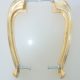 2 heavy pulls handles 16 .5 cm DOOR antique solid brass vintage DECO old replace drawer heavy polished