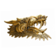 BRASS DRAGON STATUE ON STAND 30cm Long DRAGON Skull Solid 100% Brass Large Heavy Decoration Hand Made Amazing Statue