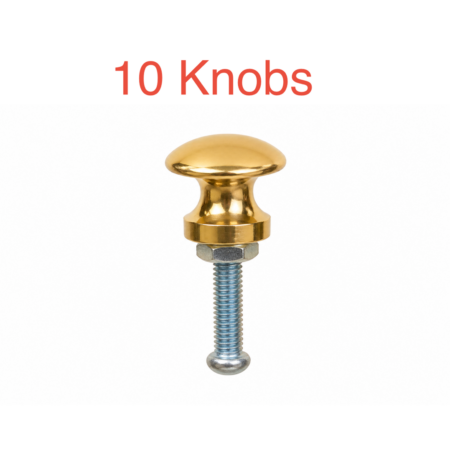 4 x Solid Brass Tiny Drawer Knobs 15mm Watson 2124F Polished Antique Style
