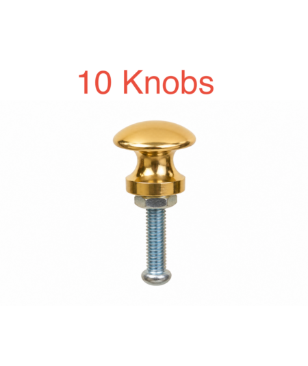 4 x Solid Brass Tiny Drawer Knobs 15mm Watson 2124F Polished Antique Style
