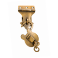 Small Solid Brass Hasp & Staple Latch with Padlock & 2 Skeleton Keys – Vintage Style Box Catch Lock