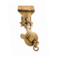 Small Solid Brass Hasp & Staple Latch with Padlock & 2 Skeleton Keys – Vintage Style Box Catch Lock