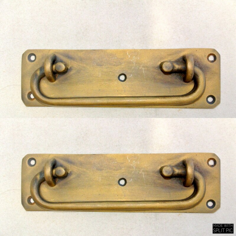 Brass Lifting Handle for Boxes & Chests - Paxton Hardware