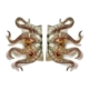 2 x Massive Octopus Brass Door Pull Handles 18” x 25” Solid Brass Tentacle Barn Door Grabs