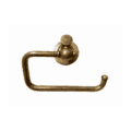 VINTAGE style SOLID BRASS TOILET ROLL HOLDER – HEAVY ANTIQUE OLD STYLE BATHROOM FIXTURE – 16 CM