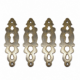 5 Small Brass Recessed Key Hole Covers 16mm Antique Escutcheon Vintage Watson 1612 old Style