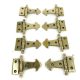 8 small cute Finial Small Door Box Hinges old Style Solid cast Antique Brass 6.3 cm 2.1/2" inches long