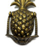 medium version 8.1/2" heavy aged Brass PINEAPPLE 22 cm front Door Knocker SOLID BRASS old style house Stunning very heavy pure brass vintage style old look