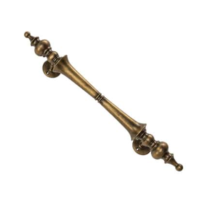 GORGEOUS LARGE 15.3/4" / 40 CM BRASS DOOR HANDLE PULL – VINTAGE OLD STYLE