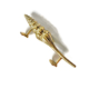 Massive Shell Shape Solid Brass Door Pull Handle 19” Vintage Coastal Style Large Door Grab 50cm