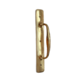 2 Narrow 1.1/2 wide 12" inch long barn door grab Solid Brass Large plain Handle 30cm Pulls Trunk Old Style