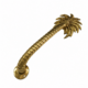 Heavy Brass Palm Tree Door Pull Handle – 16 Large version Rustic Vintage Style GRAB