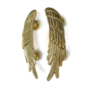 2 Large Angel Wing Brass Door Pull Handles – 14 Hand Made Solid Brass Grabs