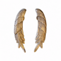 2 Large Angel Wings Brass Door Pull Handles – 14 Hand Made Solid Brass Grabs