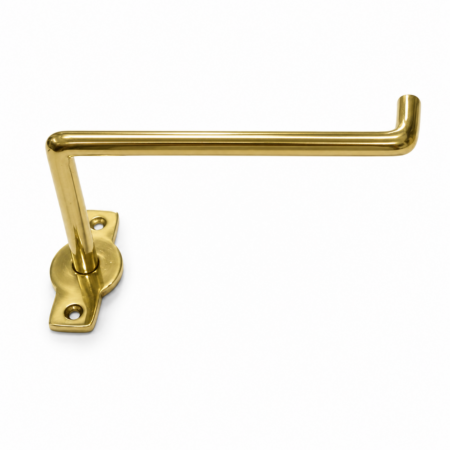 Simple Modern Solid Brass Toilet Paper Holder Hidden Fixing Backplate Rail Rod Hand Made