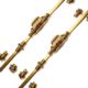 2 Sets Small Knob Brass Cremone Bolts 110” Heavy French Espagnolette Door Slide Locks
