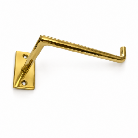 Simple Modern Solid Brass Toilet Paper Holder Hidden Fixing Backplate Rail Rod Hand Made