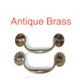 2 Solid Brass Bale Drawer Pull Handles 6 Inch 15cm, Vintage Box Trunk Pulls, Antique Brass Cabinet Handles, Heavy Kitchen Door Hardware