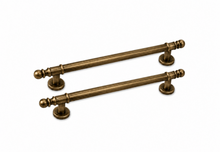 19.5" D Pull Handle Solid Brass 50cm Hidden Fix Door Pull Heavy Brass Handle