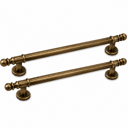 19.5" D Pull Handle Solid Brass 50cm Hidden Fix Door Pull Heavy Brass Handle