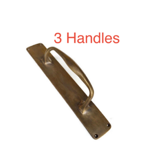 3 Barn Door Pull Handle 12" x 2" – Heavy Rustic Pub Style Grab Handle code 733 BAR
