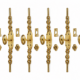 6 Dummy sets ( they are locked position, the knobs do not turn ) and the bolts are fixed 6 complete sets Solid Brass Cremone Bolt Espagnolette 110" inch (2.8m) Heavy French Door Slide Lock – Large Knob Style  "large oval knob version "